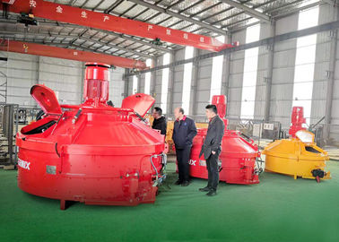 Concrete Pan Mixer 1125L Input PMC1250 Lightweight Concrete Mixer , Casting Coatings Quick Mixing